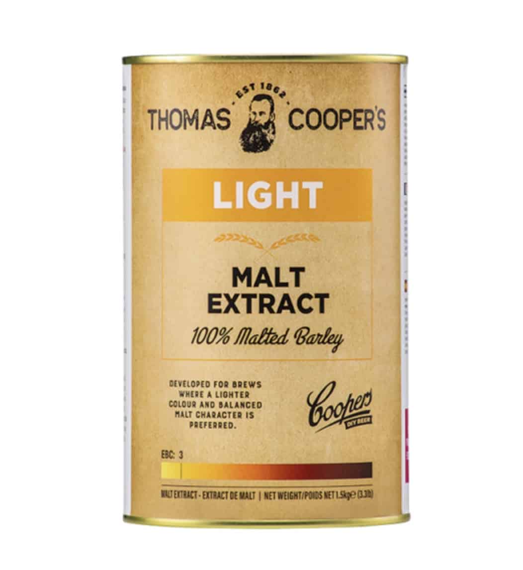 Coopers Light Liquid Malt Extract 1.5kg Granarium Brewing Supplies